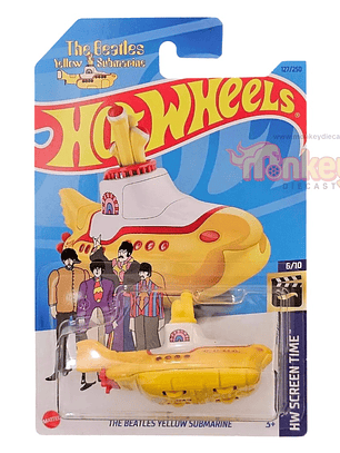 The Beatles Yellow Submarine - Marca Hot Wheels 2023 - detalle