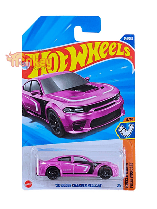 20 dodge charger hellcat - hot wheels 2025