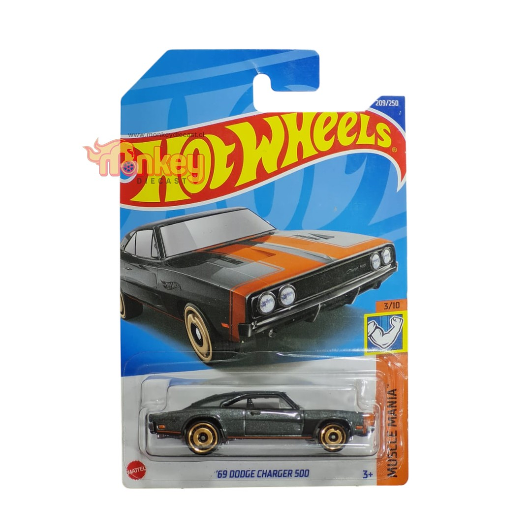 69 dodge charger 500 - hot wheels 2022 1