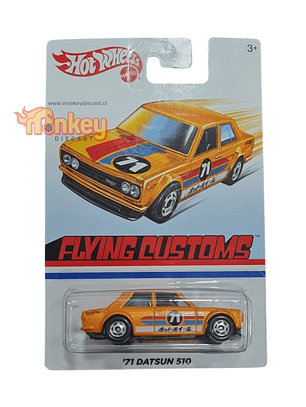 71 Datsun 510  - hot wheels 2019 flying customs