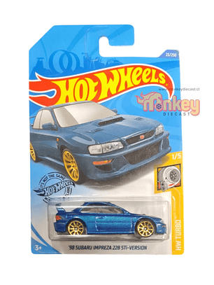 98 subaru impreza 22b sti version - hot wheels 2020