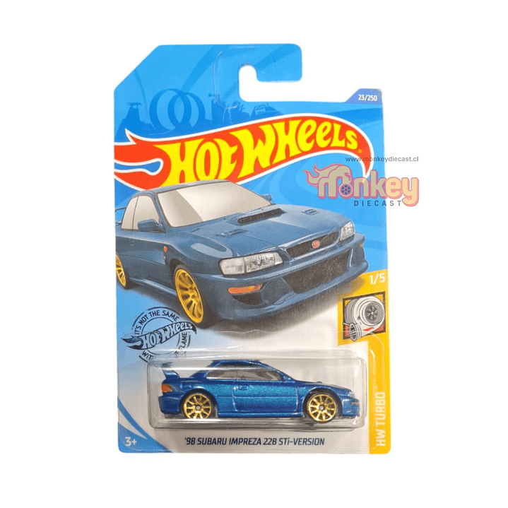 98 subaru impreza 22b sti version - hot wheels 2020 1