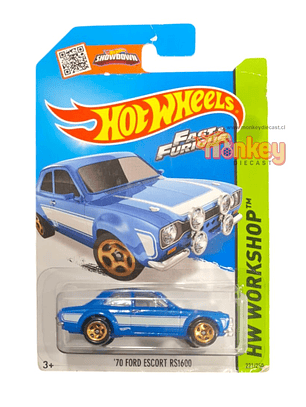 70 Ford Escort RS1600 - hot wheels 2014