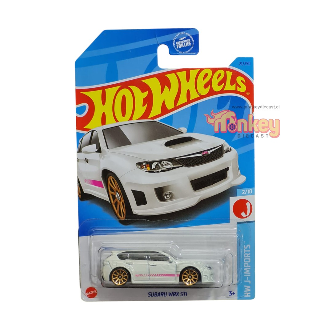 Subaru WRX STI blanco- Hot Wheels 2023 u.s.a 1