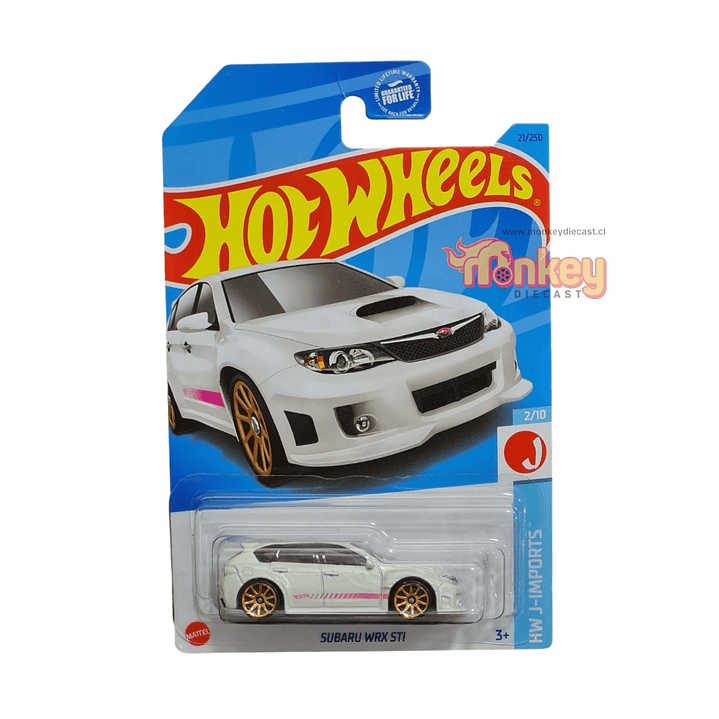 Subaru WRX STI blanco- Hot Wheels 2023 u.s.a 1