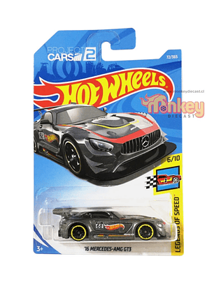 16 Mercedes amg gt3 - hot wheels 2018