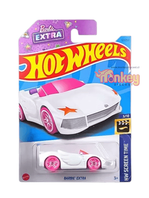 barbie extra - hot wheels 2021 - blanco