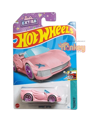 barbie extra - hot wheels 2021 - rosado 