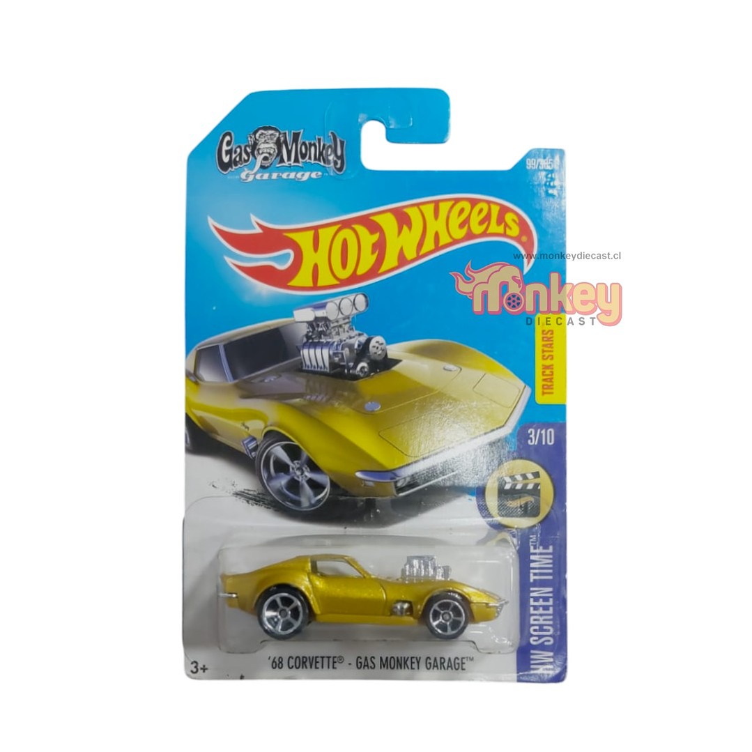 68 corvette Gas monkey garage - hot wheels 2015 (detalles) 1