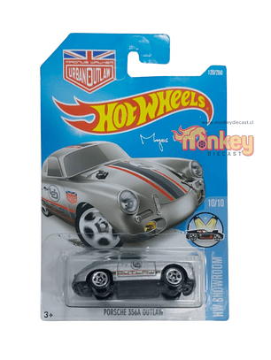 Porsche 356A outlaw- hot wheels 2014b- gris