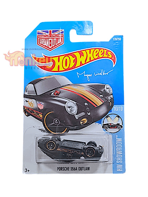 Porsche 356A outlaw- hot wheels 2014 negro