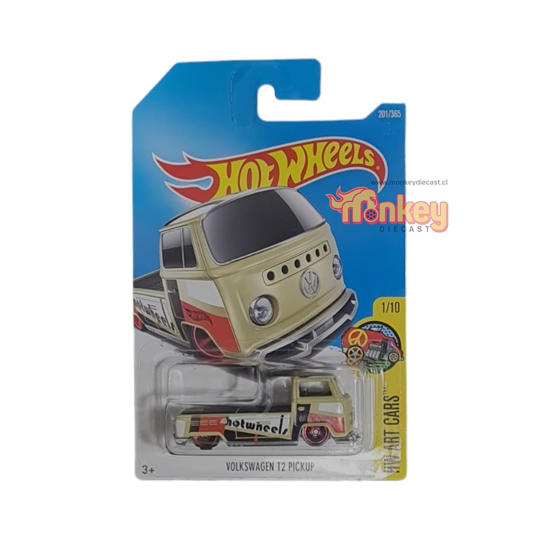 Volkswagen T2 Pickup crema - hot wheels 2016 1