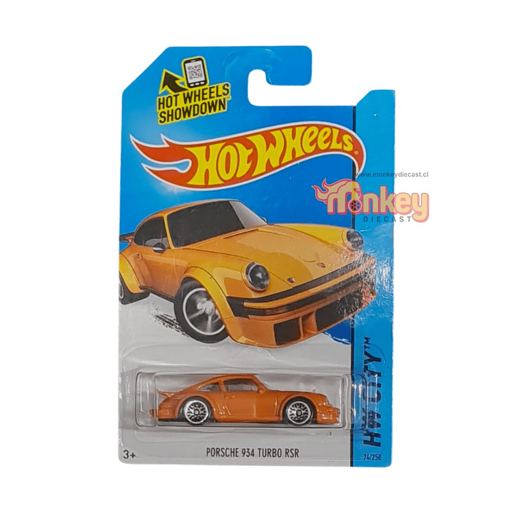 Porsche 934 turbo RSR naranjo - hot wheels 2013 1