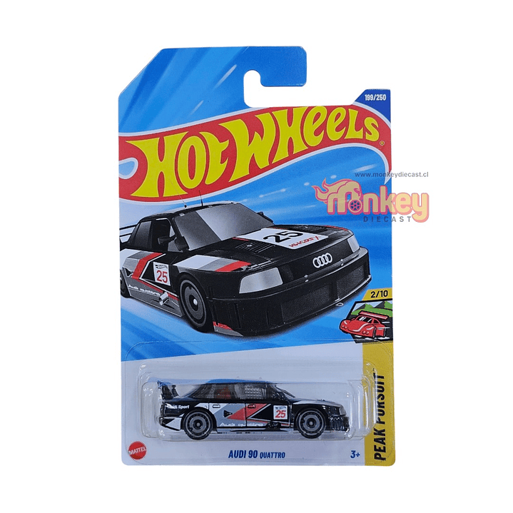 audi 90 quattro gris - hot wheels 2025 1