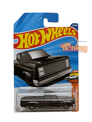 83 chevy silverado gris - hot wheels 2025