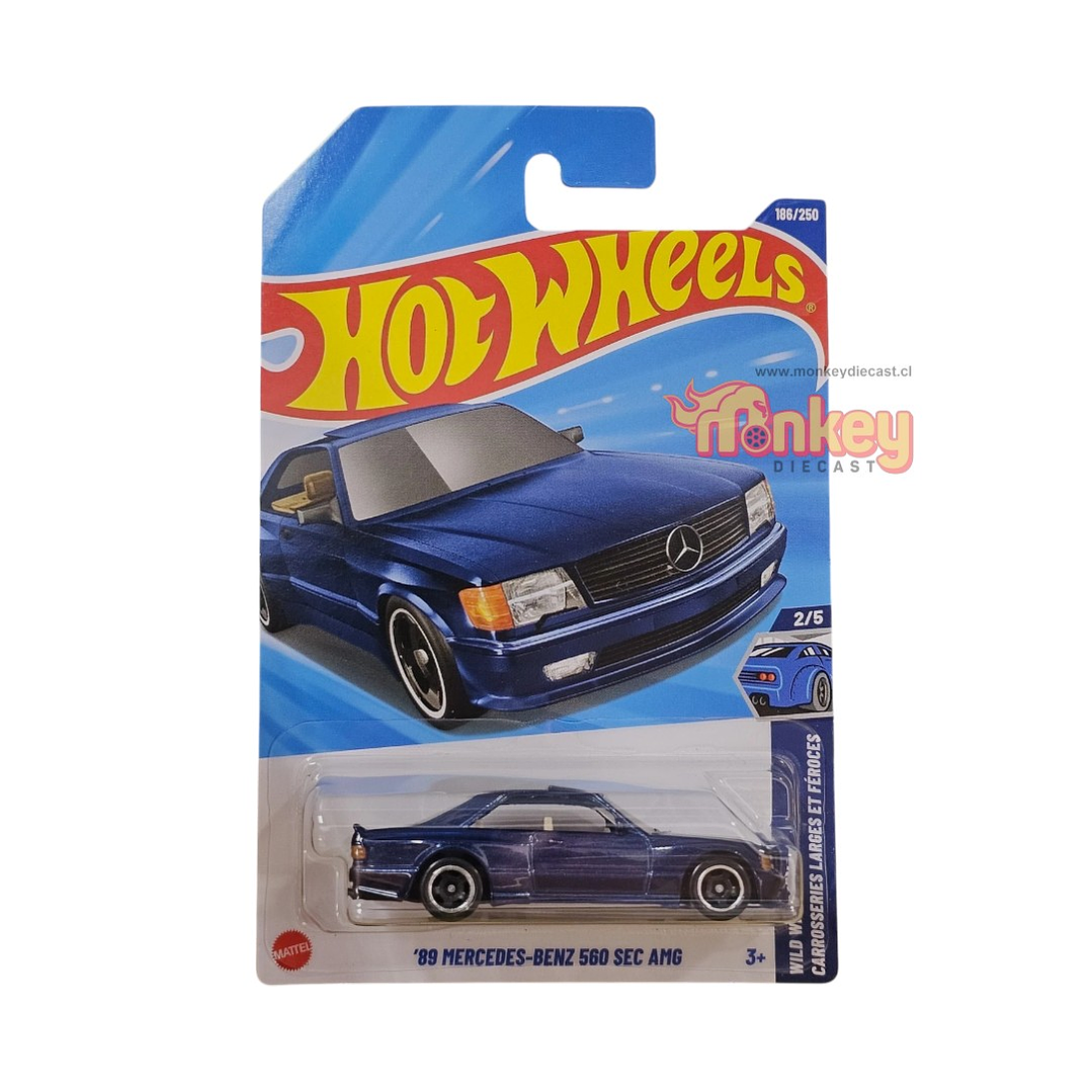 89 mercedes benz 560 sec amg - hot wheels 2025 1