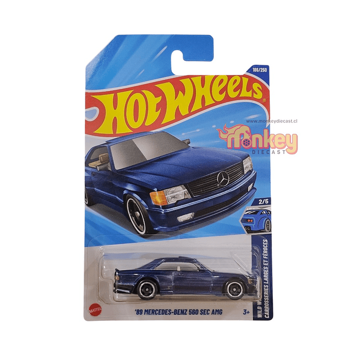 89 mercedes benz 560 sec amg - hot wheels 2025 1