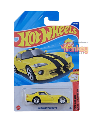 96 dodge vipers gts - hot wheels 2025