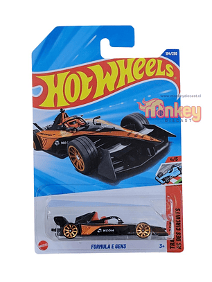 formula E gen3 - hot wheels 2025