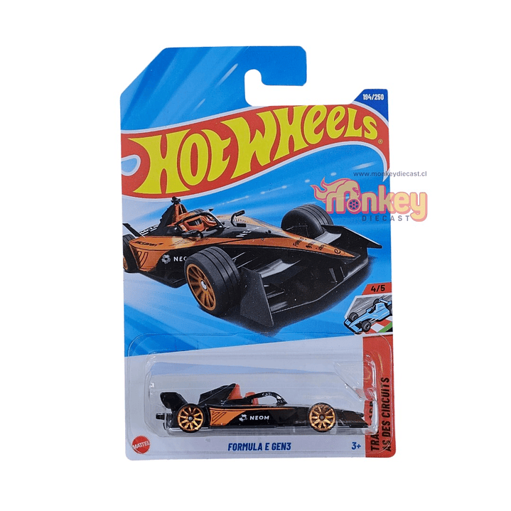 formula E gen3 - hot wheels 2025 1