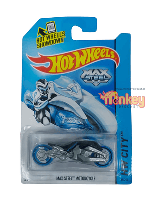 max steel motorcycle - hot wheels 2014 (detalles)