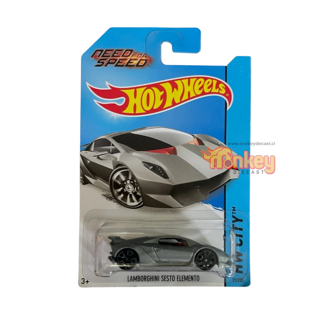 lamborghini sesto elemento - hot wheels 2014 1