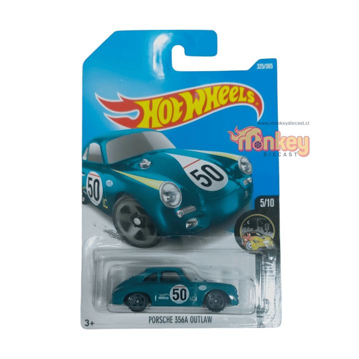 porsche 356A outlaw verde - hot wheels 2016 1