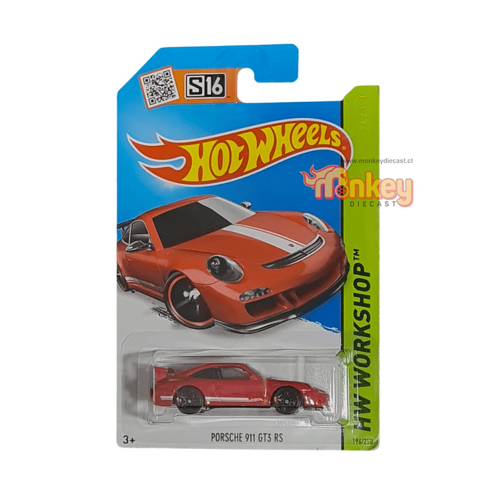 porsche 911 gt3 rs rojo- hot wheels 2015 1