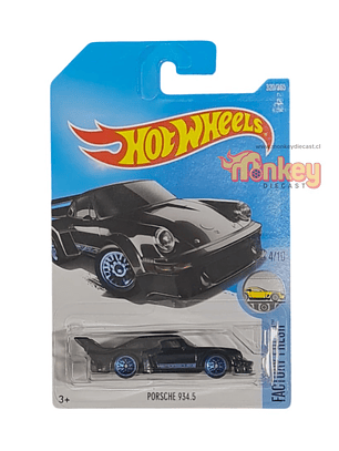 porsche 934.5 negro- hot wheels 2017