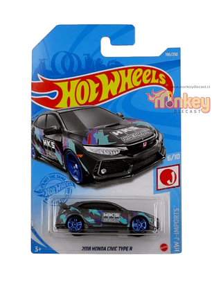 2018 honda civic type R - hot wheels 2021