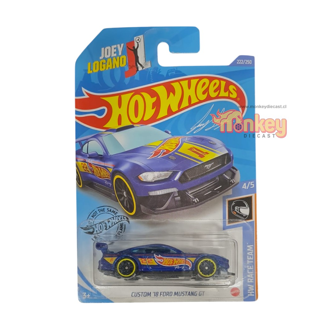 custom 18 ford mustang gt - hot wheels 2020 detalle 1