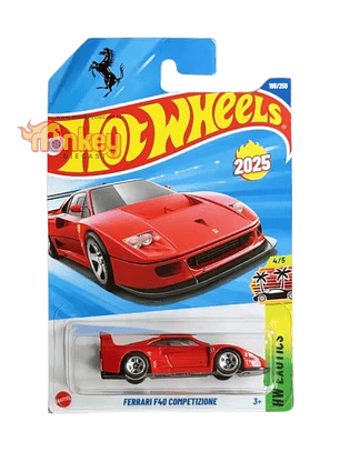ferrari f40 competizione rojo - hot wheels 2025