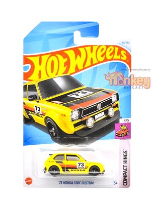 73 Honda Civic Custom - amarillo