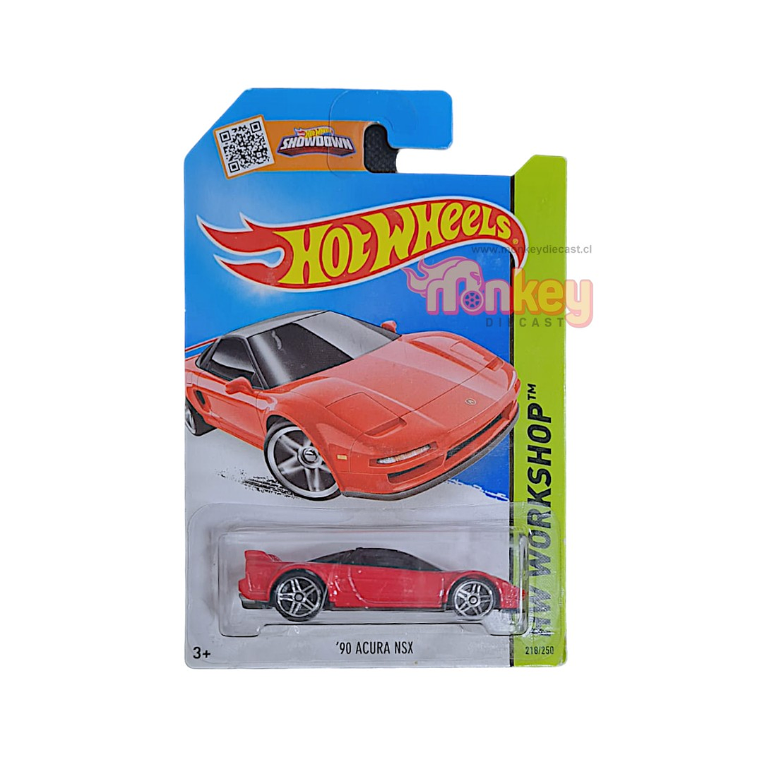 90 Acura NSX rojo- Hot Wheels 2015 1