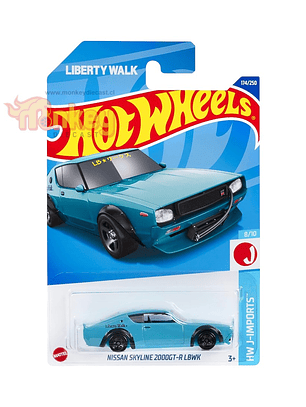 nissan skyline 2000gt-R LBWK - hot wheels 2022