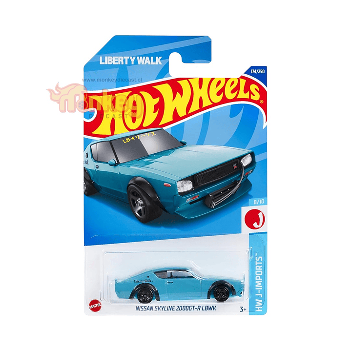 nissan skyline 2000gt-R LBWK - hot wheels 2022 1