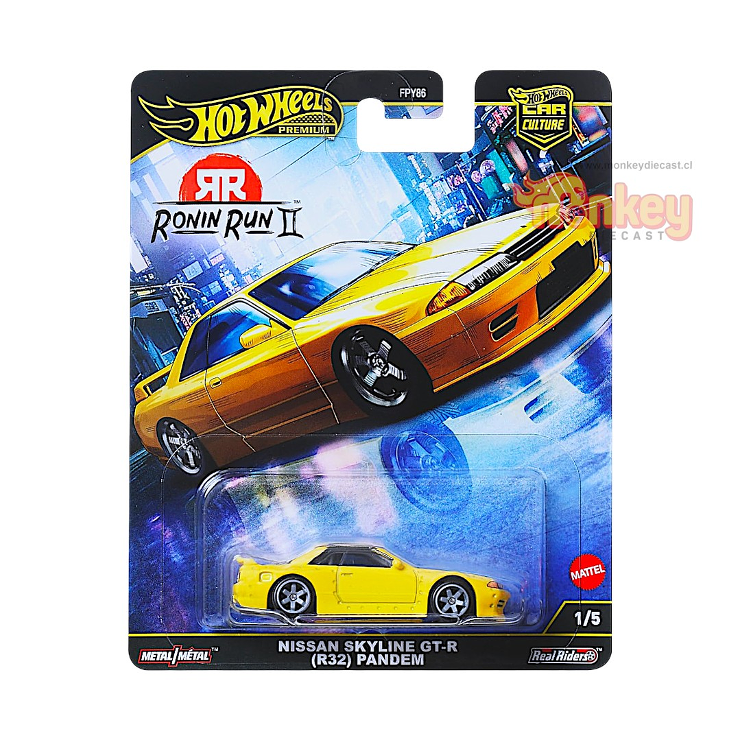 Hot Wheels Premium Nissan Skyline GT-R r32 pandem - ronin run 2 1