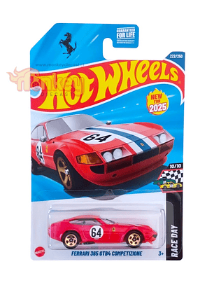 ferrari 365 GTB4 competizione rojo- hot wheels 2025  U.S.A