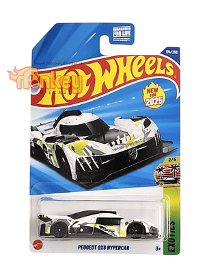 peugeot 9x8 hypercar - hot wheels 2025 U.S.A