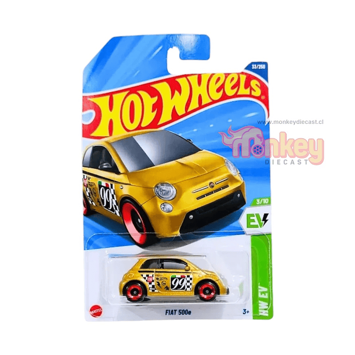 fiat 500e - hot wheels 2025 1