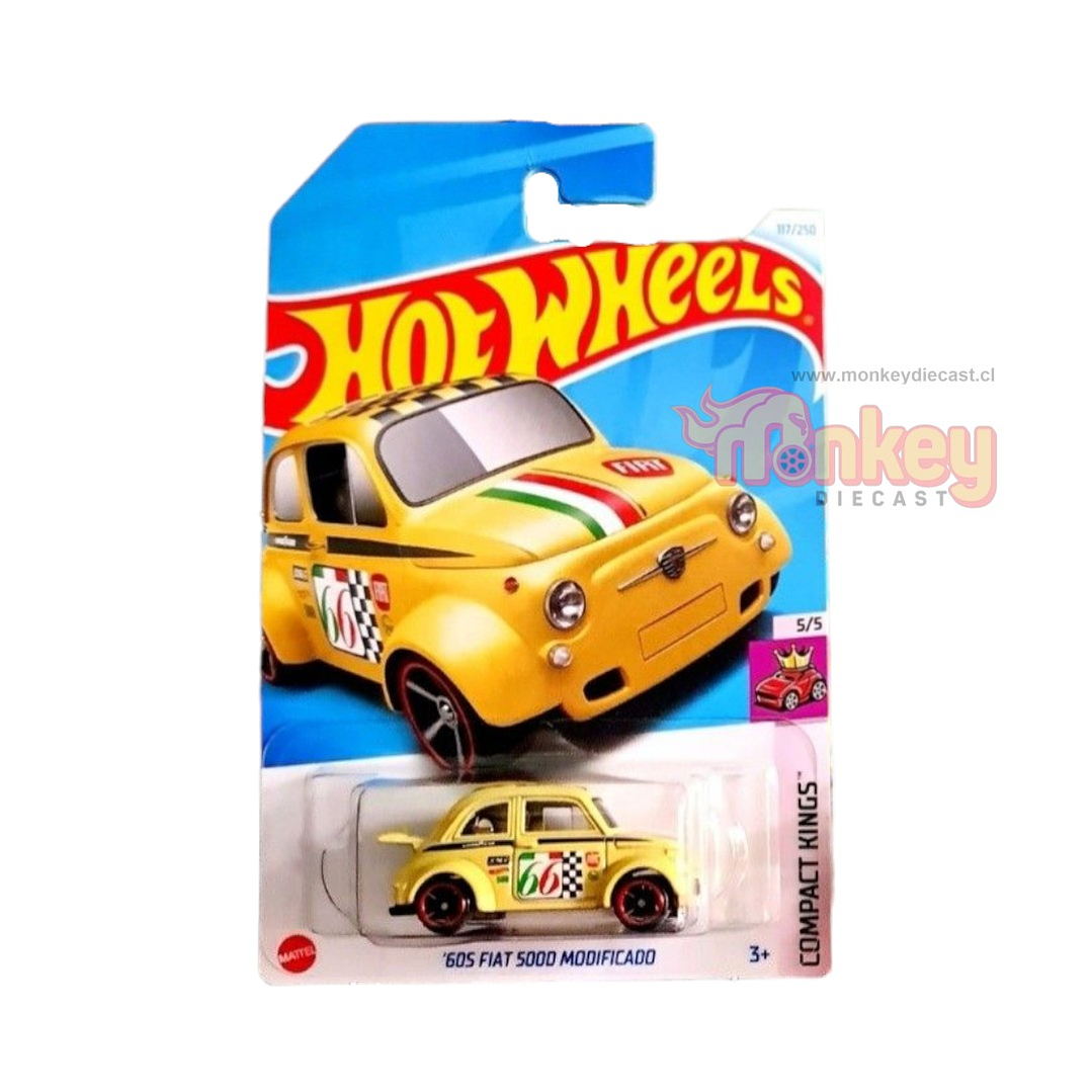 60s fiat 500 modificado - hot wheels 2024 1