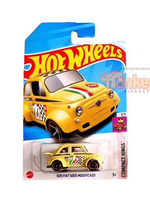 60s fiat 500 modificado - hot wheels 2024