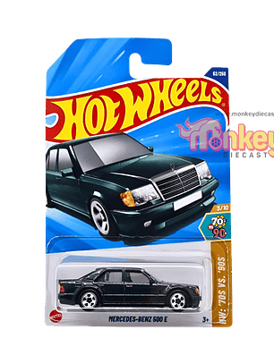 Mercedes Benz 500 E  verde hot wheels 2025
