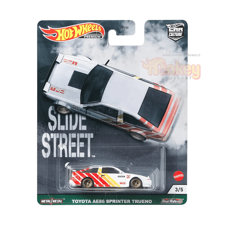 Toyota AE86 sprinter trueno - hot wheels slide street 1