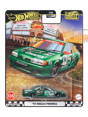94 nissan primera - hot wheels premium 2025