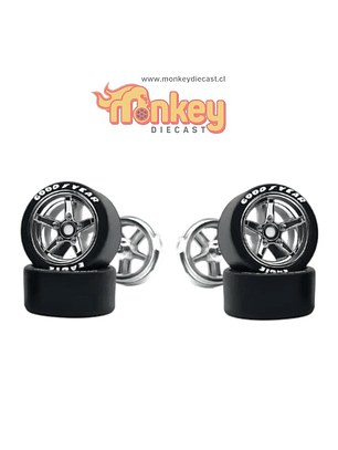 11.2 mm estrella 5p cromada completa + sponsor