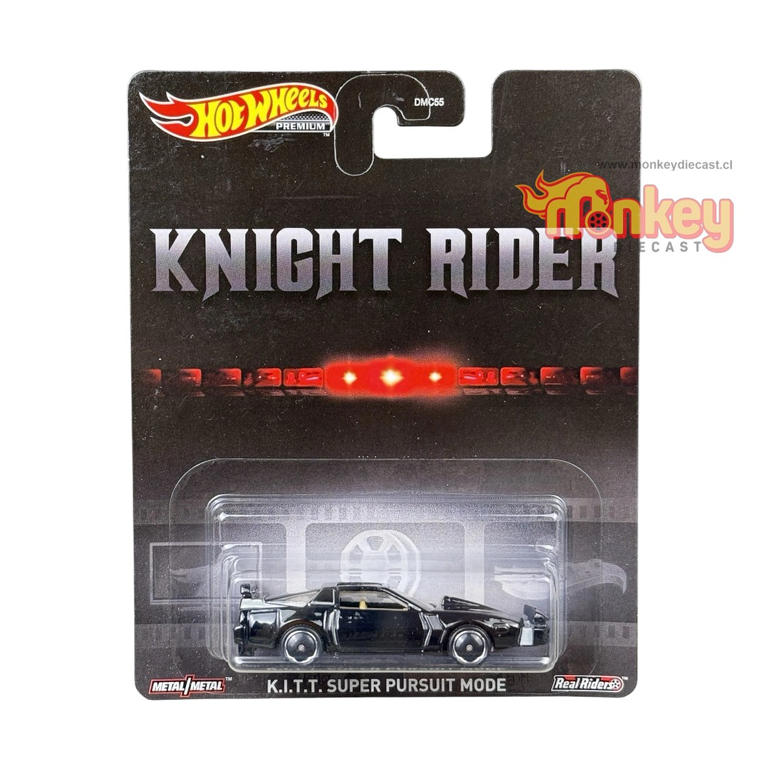 k.i.i.t super pursuit mode hot wheels premium 2022- Detalles en blister- 1