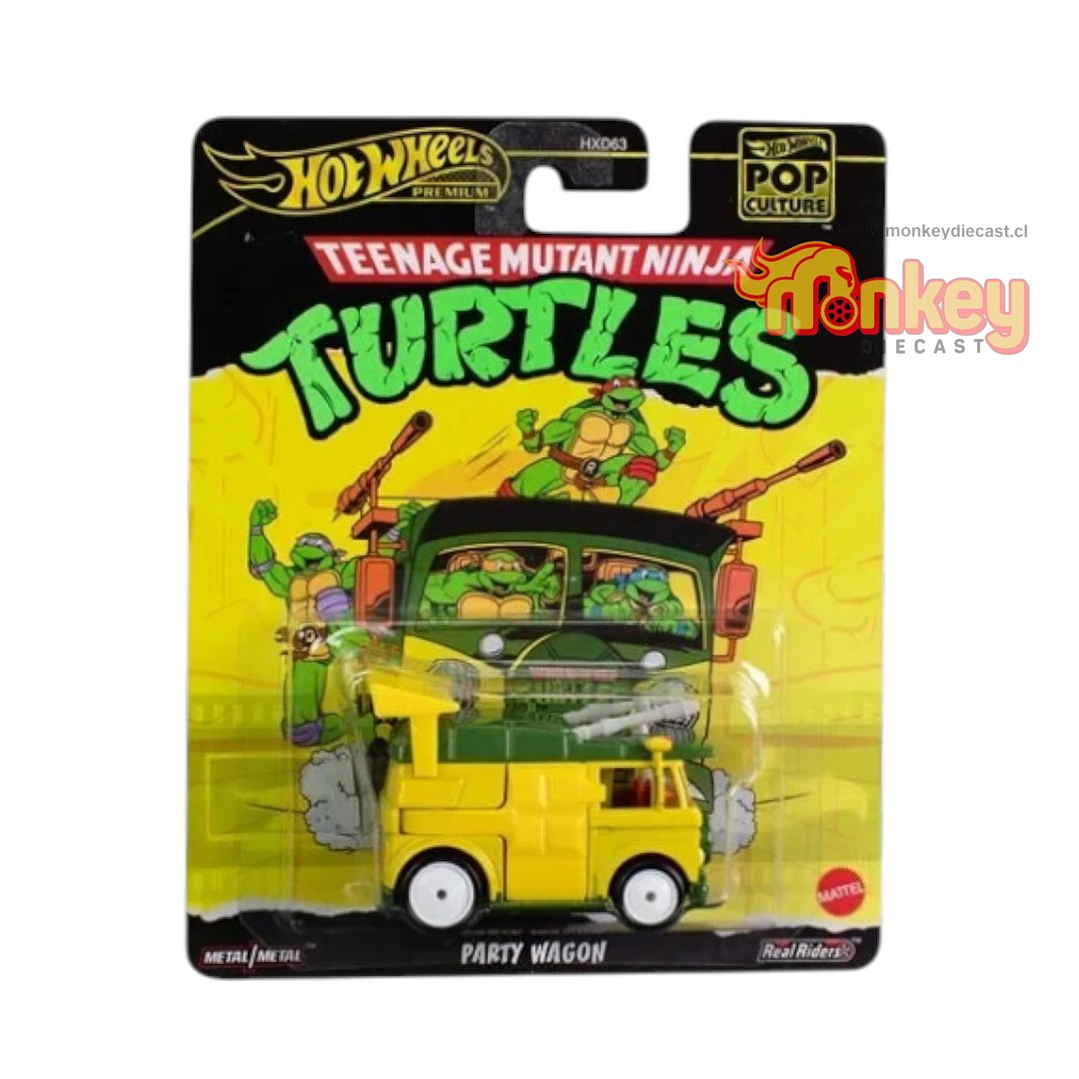 Party Wagon Tortugas Ninja- hot wheels premium 2024 1