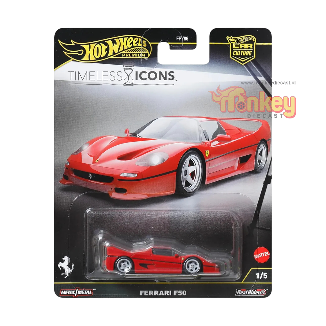 FERRARI F50 hot wheels - TIMELESS ICONS 1