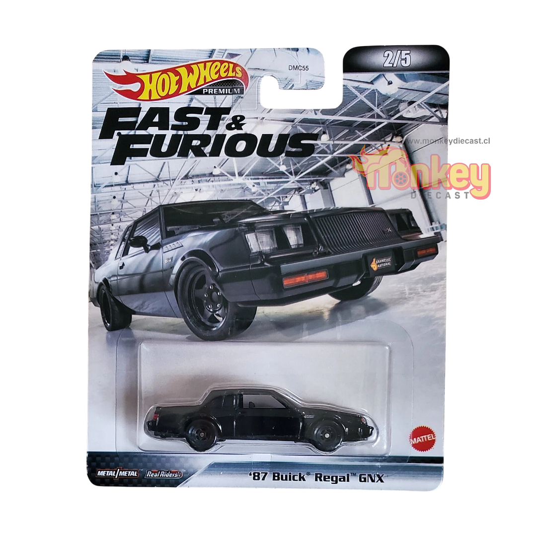87 Buick regal GNX - hot wheels premium 1